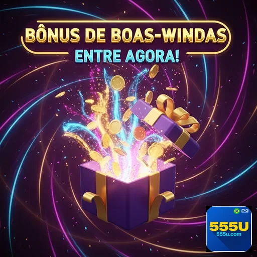 Imagem promocional do site 555u, destacando o bônus 06 para aproveitar ofertas exclusivas
