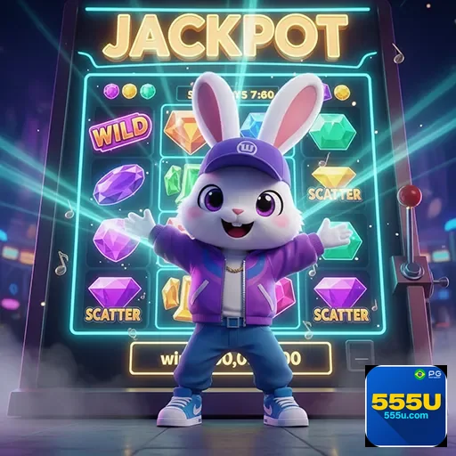 Jogador sorridente acessando cassino online confiável na 555u