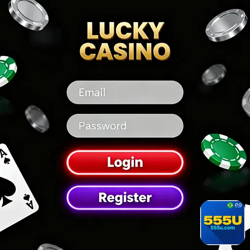 Tela de login em cassino online com celular e computador acessando conta